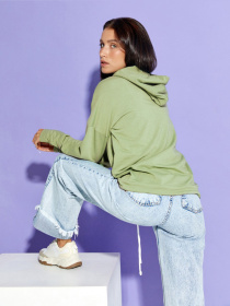 Худи ISSA Plus модель 11286_оливковый Фото