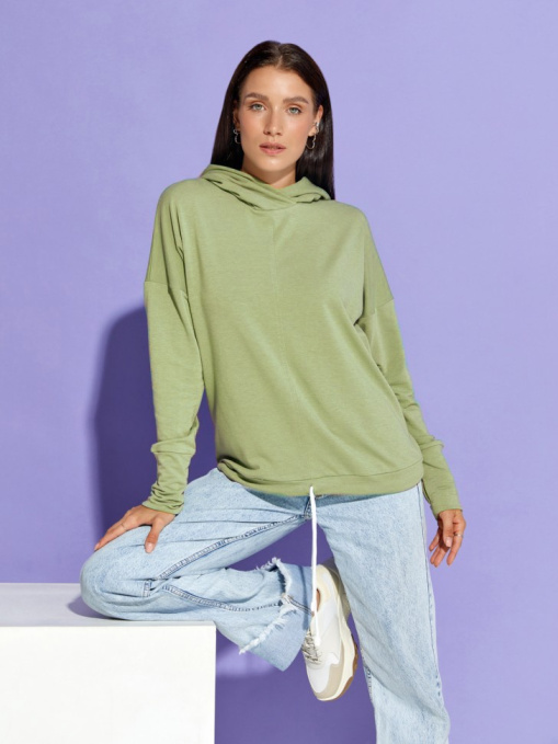 Худі ISSA Plus модель 11286_оливковый Фото