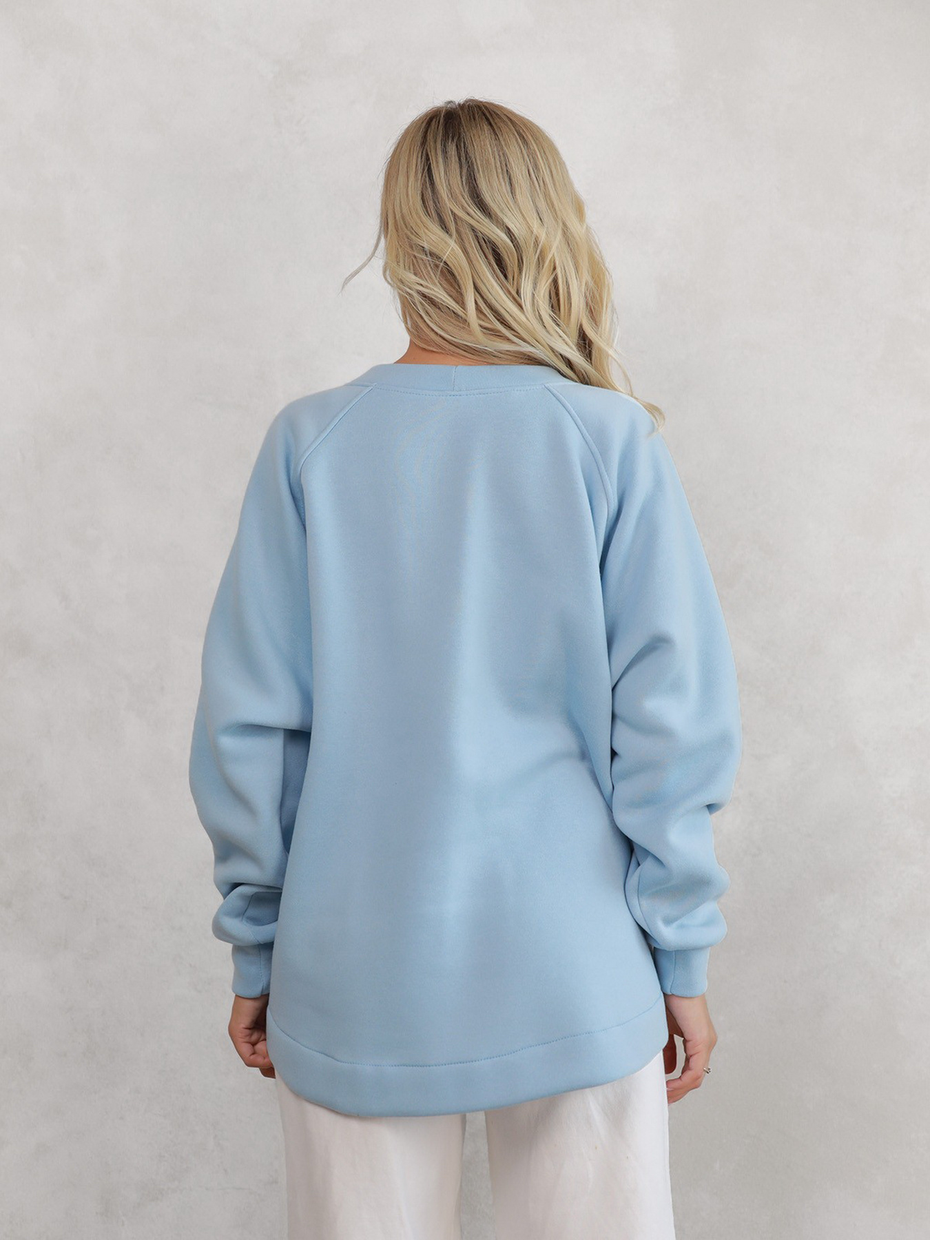 Світшот ISSA Plus модель 12292_blue Фото