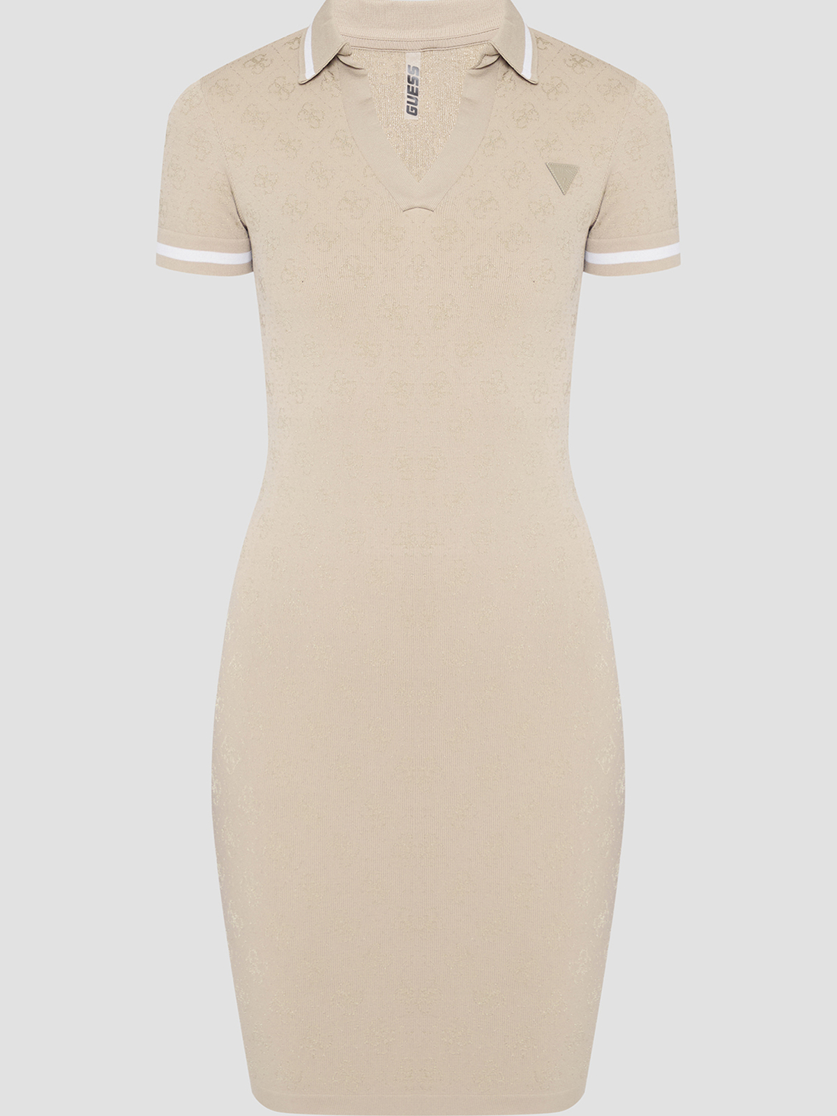 Жіноча Сукня-футболка GUESS  (V6RK02.Z4692-FNL8) колір бежевий, матеріал поліамід GUESS - купити в Україні
