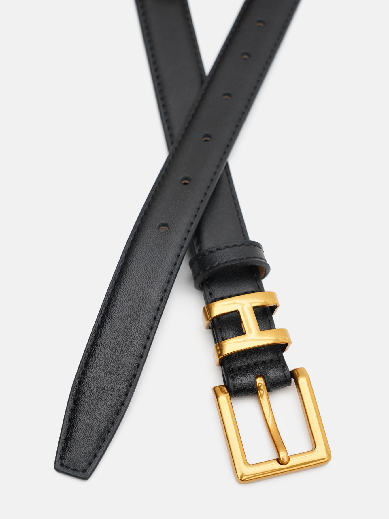 Ремни Borsa Leather модель 1FB9368-2bl-black Фото