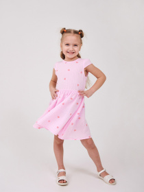 Платья SMIL модель smil_120480-1-risunok-serdecki-na-rozovom Фото