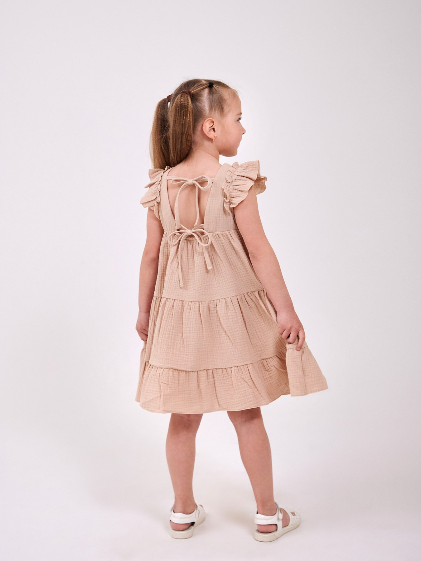 Платья SMIL модель smil_120481-1-bezevyj Фото