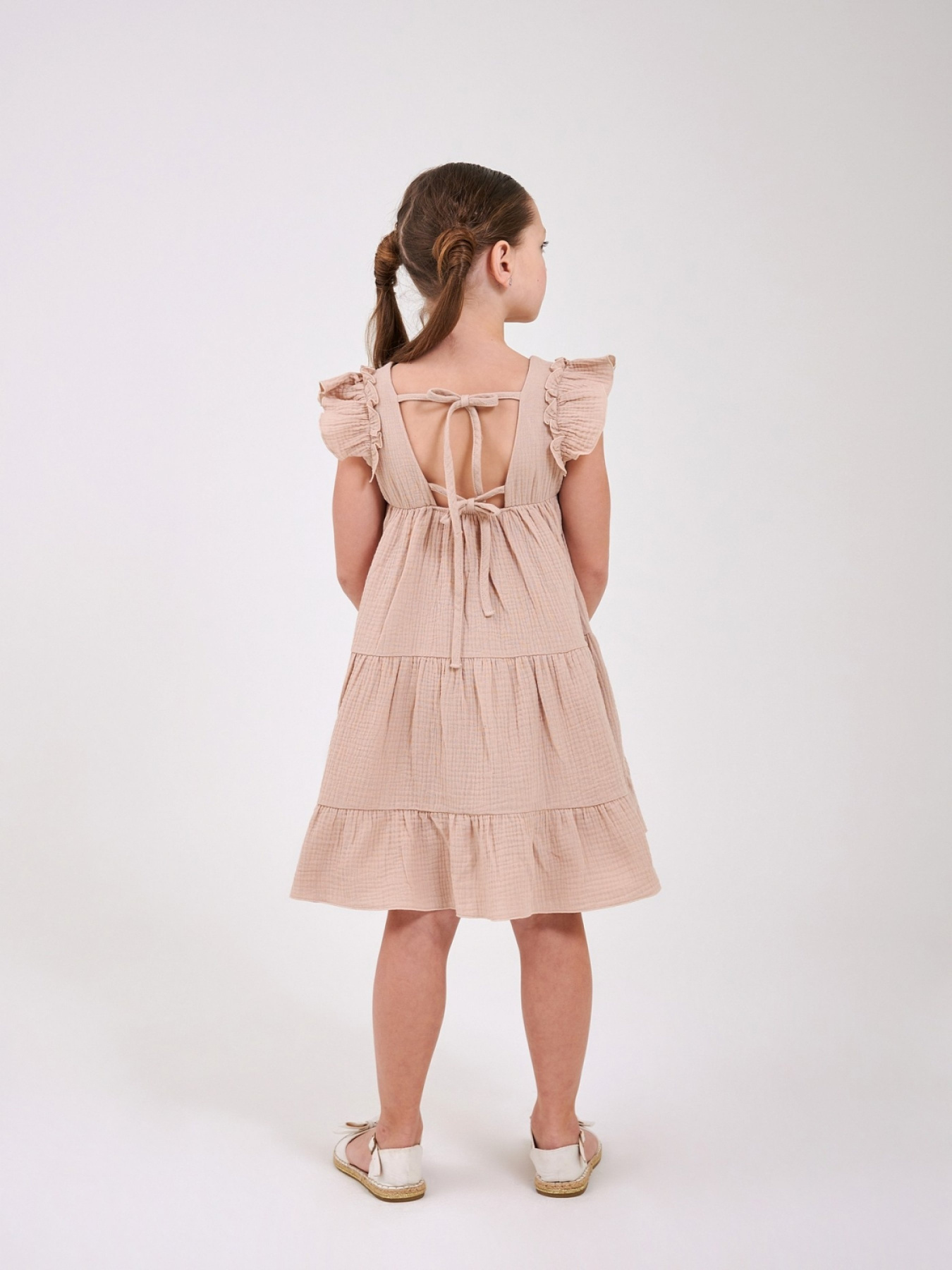 Платья SMIL модель smil_120481-1-bezevyj Фото