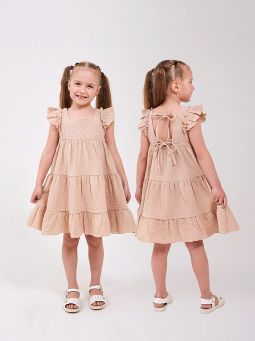 Платья SMIL модель smil_120481-1-bezevyj Фото