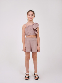 Шорты SMIL модель smil_112474-1-kofejnyj Фото