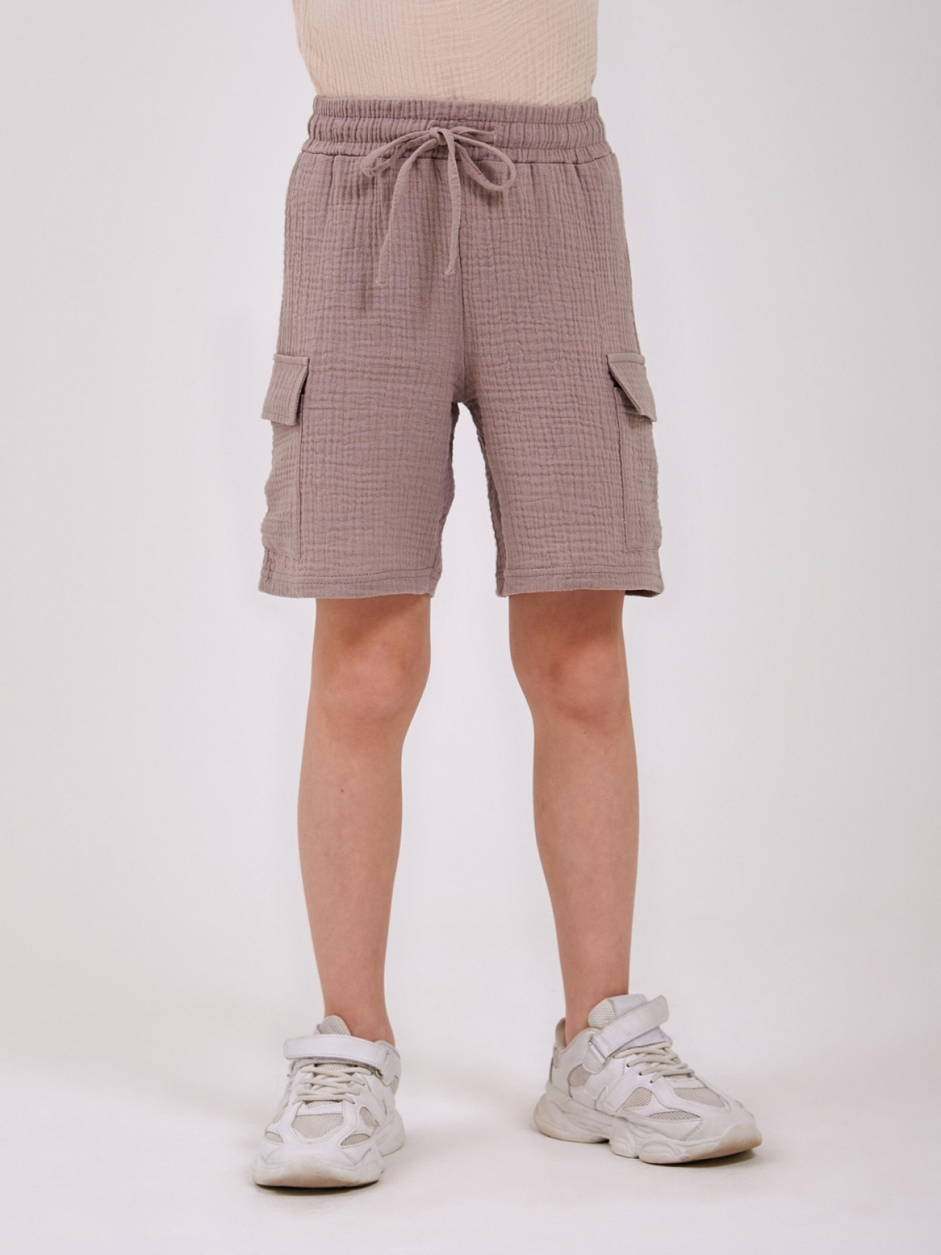 Шорти SMIL модель smil_112482-1-svetlo-koricnevyj Фото