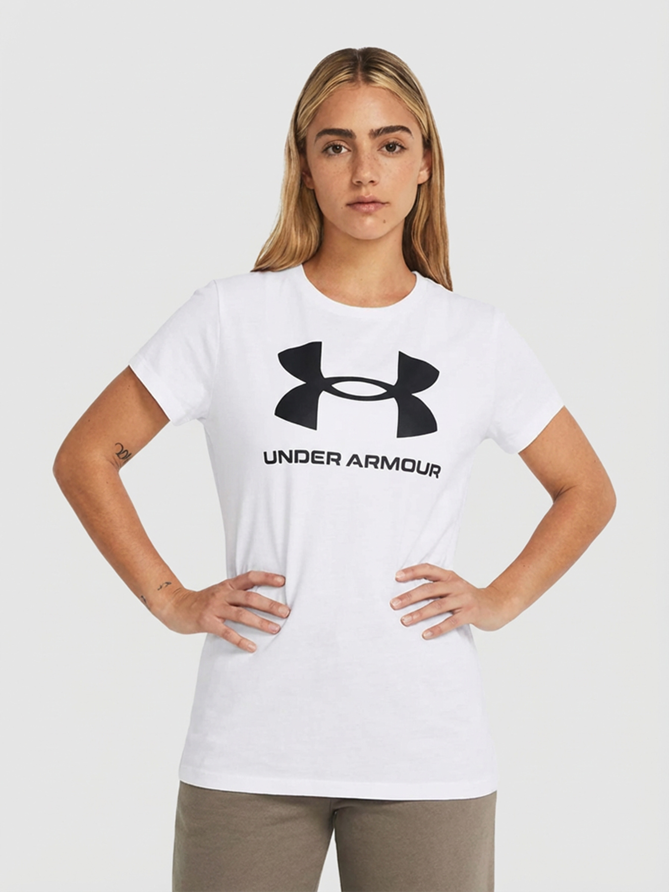 Футболки и поло Under Armour Sportstyle Logo Ss модель 1356305-111 Фото