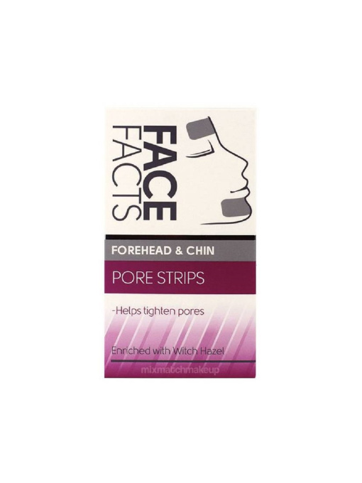 Очищаючі смужки для лоба та підборіддя, 6 шт Face Facts модель 5031413965506 Фото