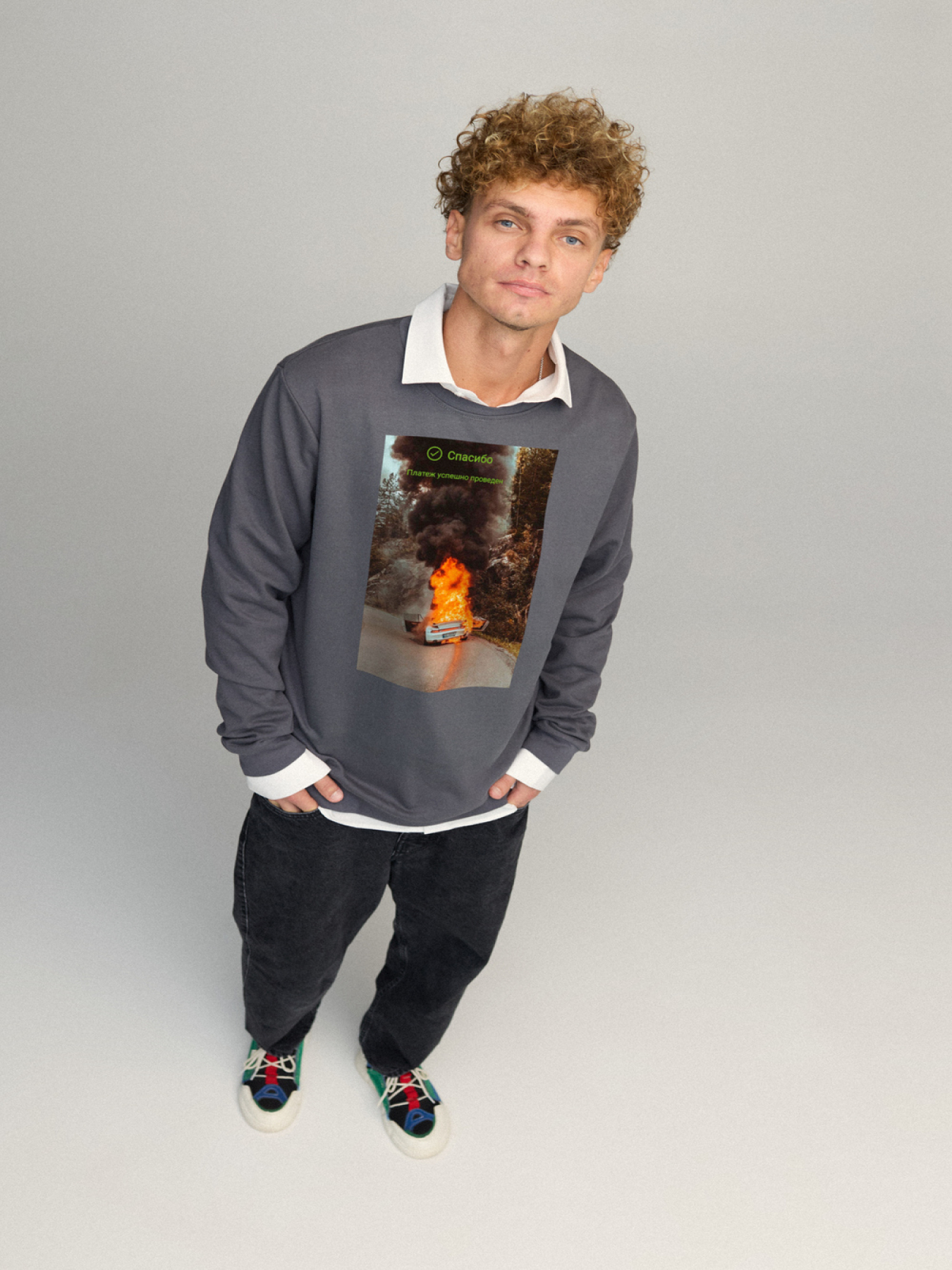 Свитшот YAPPI модель BSMA30003 Фото