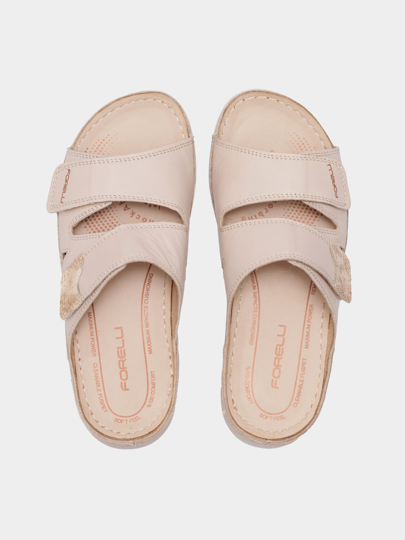 Шльопанці Forelli модель 23616-Beige Фото