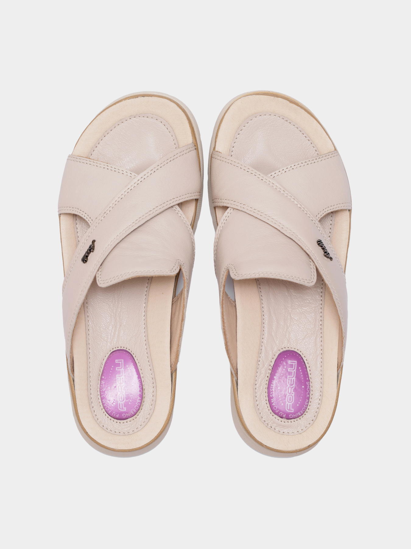 Шльопанці Forelli модель 1655-Beige Фото