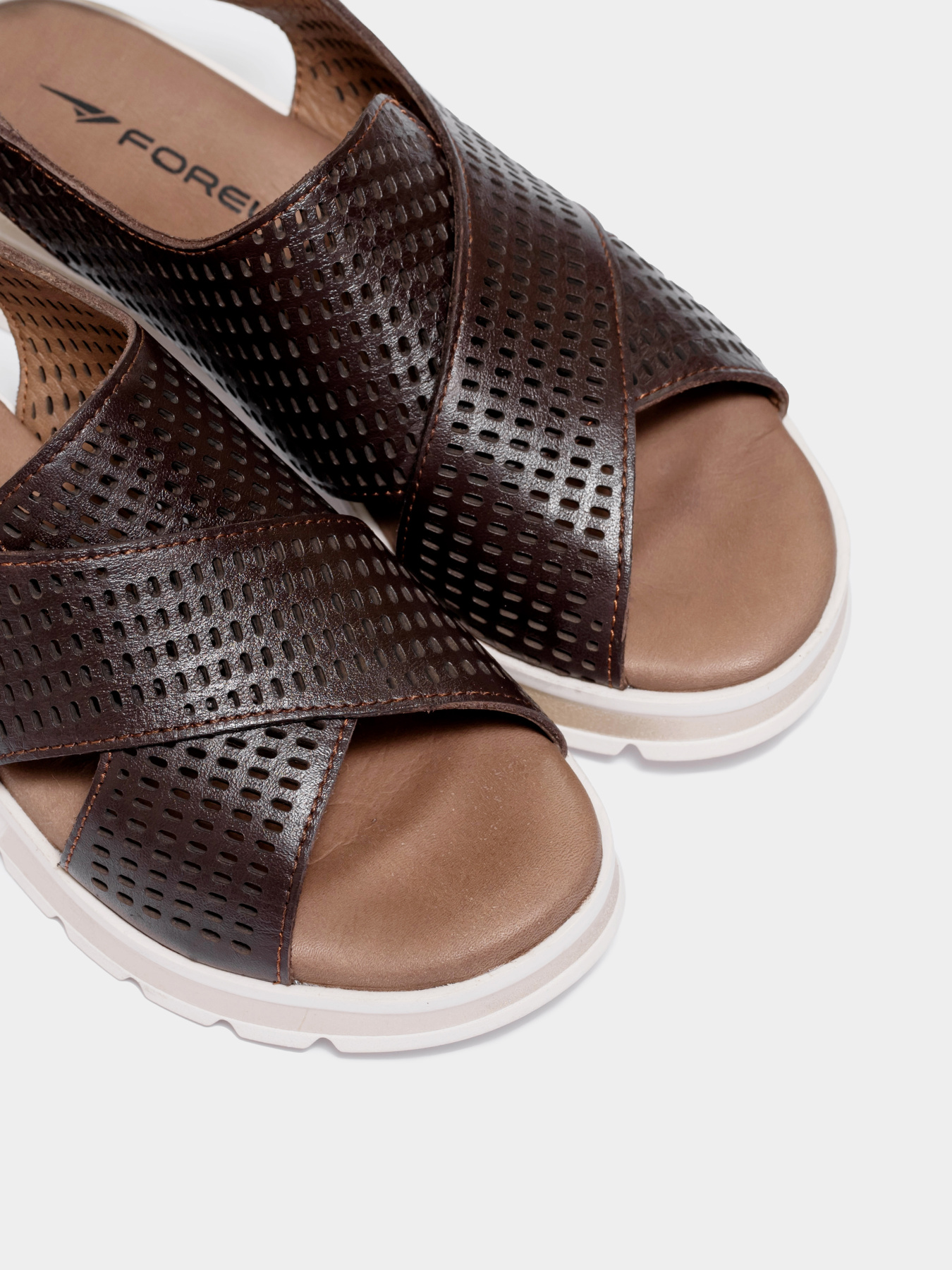 Сандалии Forelli модель 13803-Darkbrown Фото