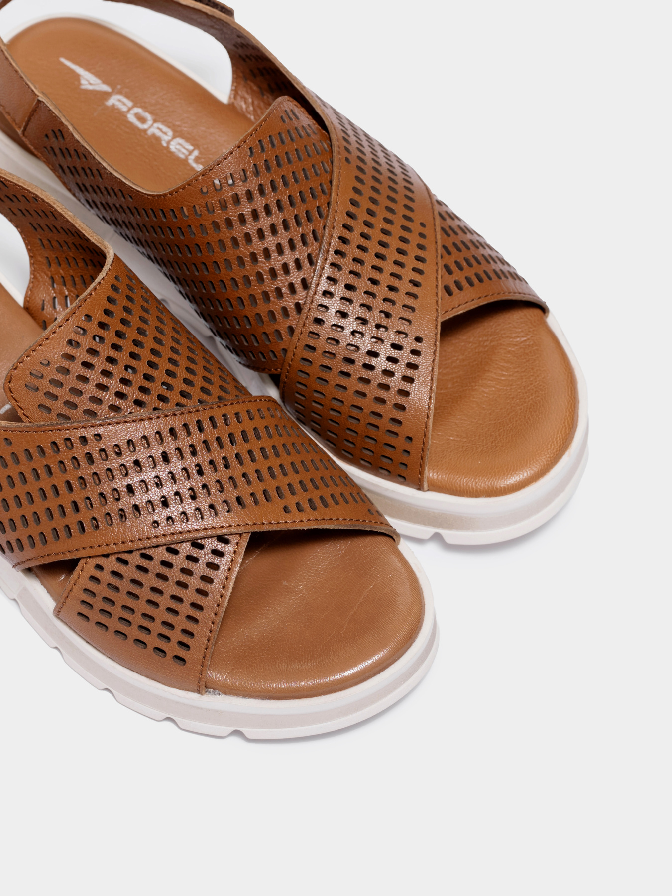 Сандалии Forelli модель 13803-Lightbrown Фото