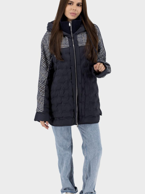 Жіноча куртка casual з качиним пухом і капюшоном на блискавці Snow Owl, 116989 модель 116989 Фото