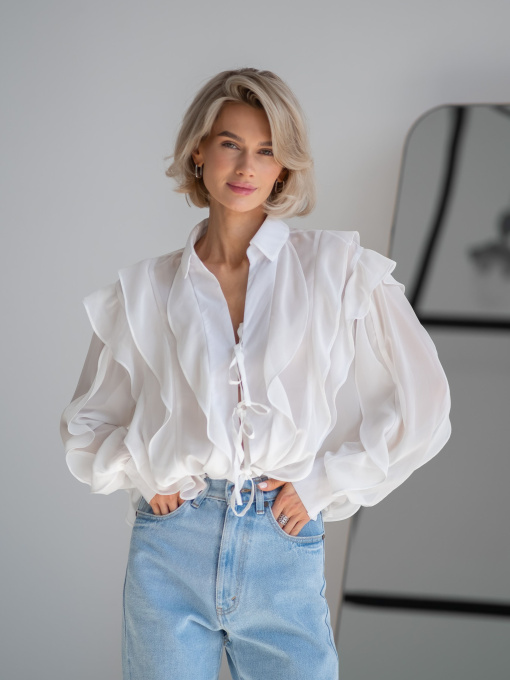 Рубашки Emmelie Delage MERINGUE модель o_BLMER-02 Фото