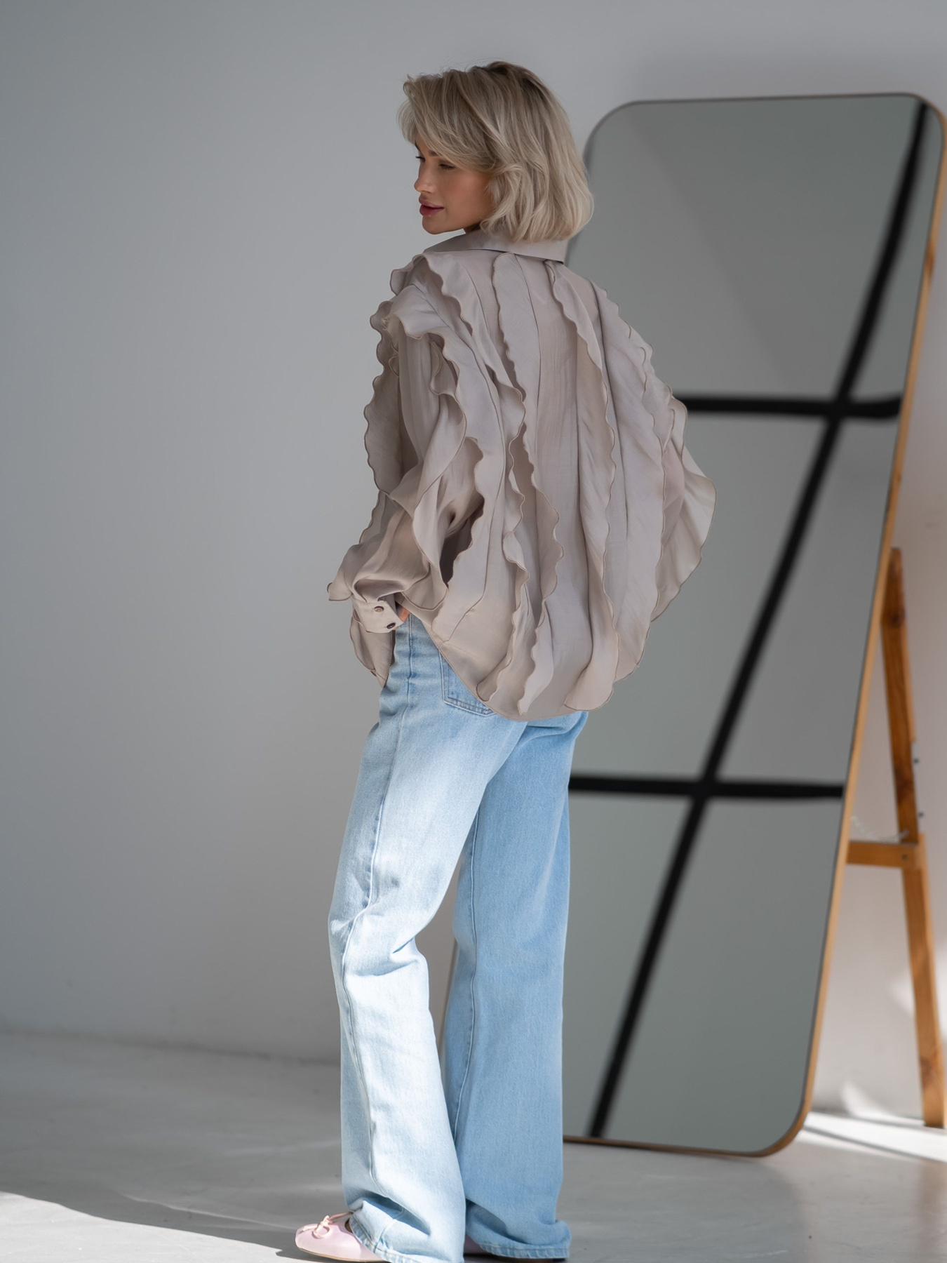 Рубашки Emmelie Delage MERINGUE модель o_BLMER-03 Фото