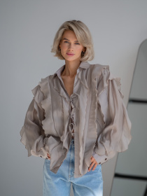 Рубашки Emmelie Delage MERINGUE модель o_BLMER-03 Фото