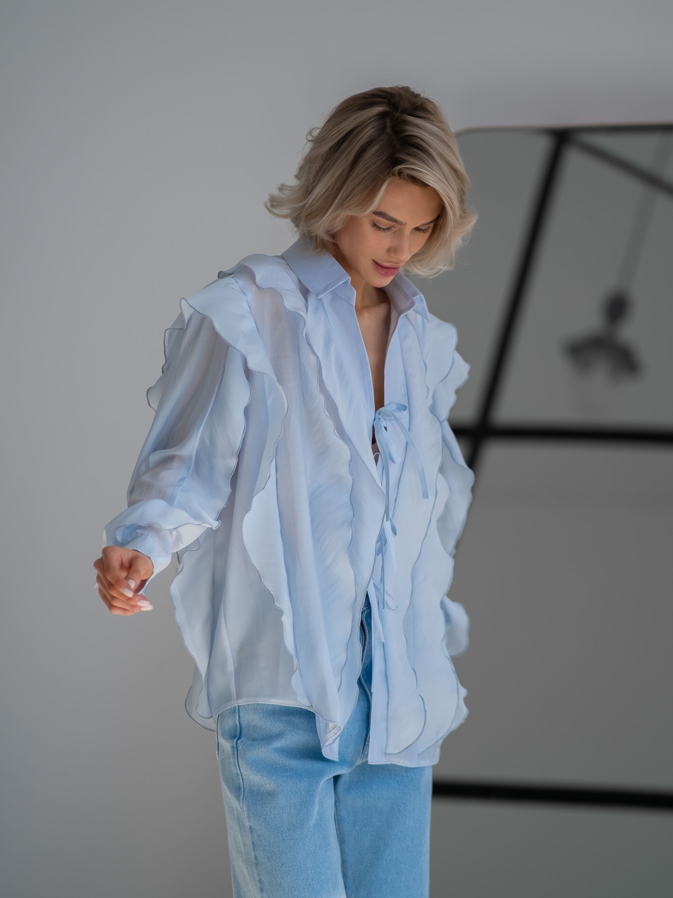 Рубашки Emmelie Delage MERINGUE модель o_BLMER-08 Фото