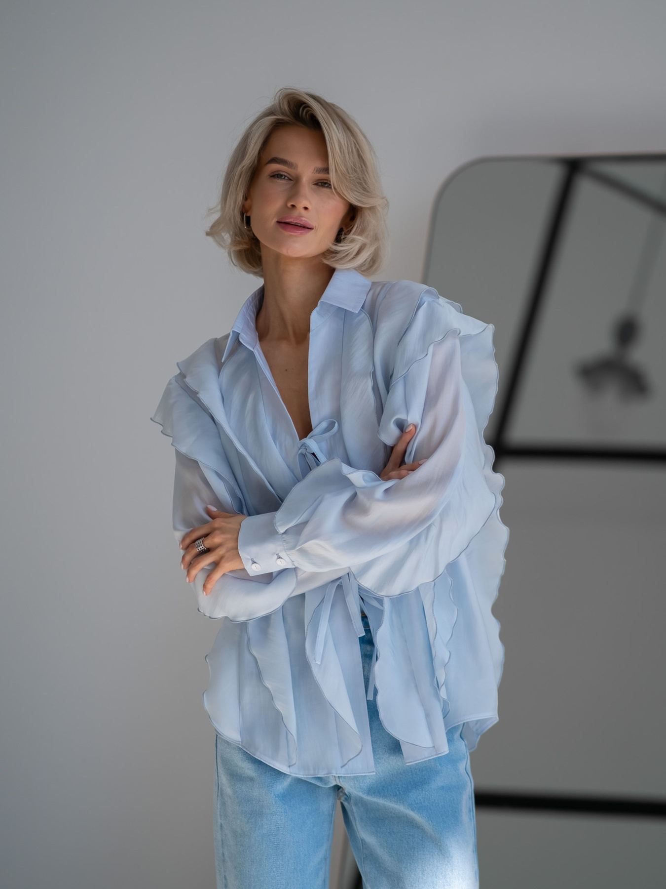 Рубашки Emmelie Delage MERINGUE модель o_BLMER-08 Фото