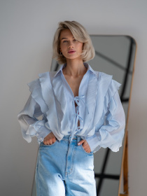 Рубашки Emmelie Delage MERINGUE модель o_BLMER-08 Фото