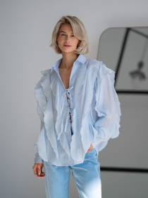 Рубашки Emmelie Delage MERINGUE модель o_BLMER-08 Фото