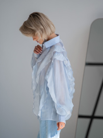 Рубашки Emmelie Delage MERINGUE модель o_BLMER-08 Фото