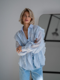 Рубашки Emmelie Delage MERINGUE модель o_BLMER-08 Фото