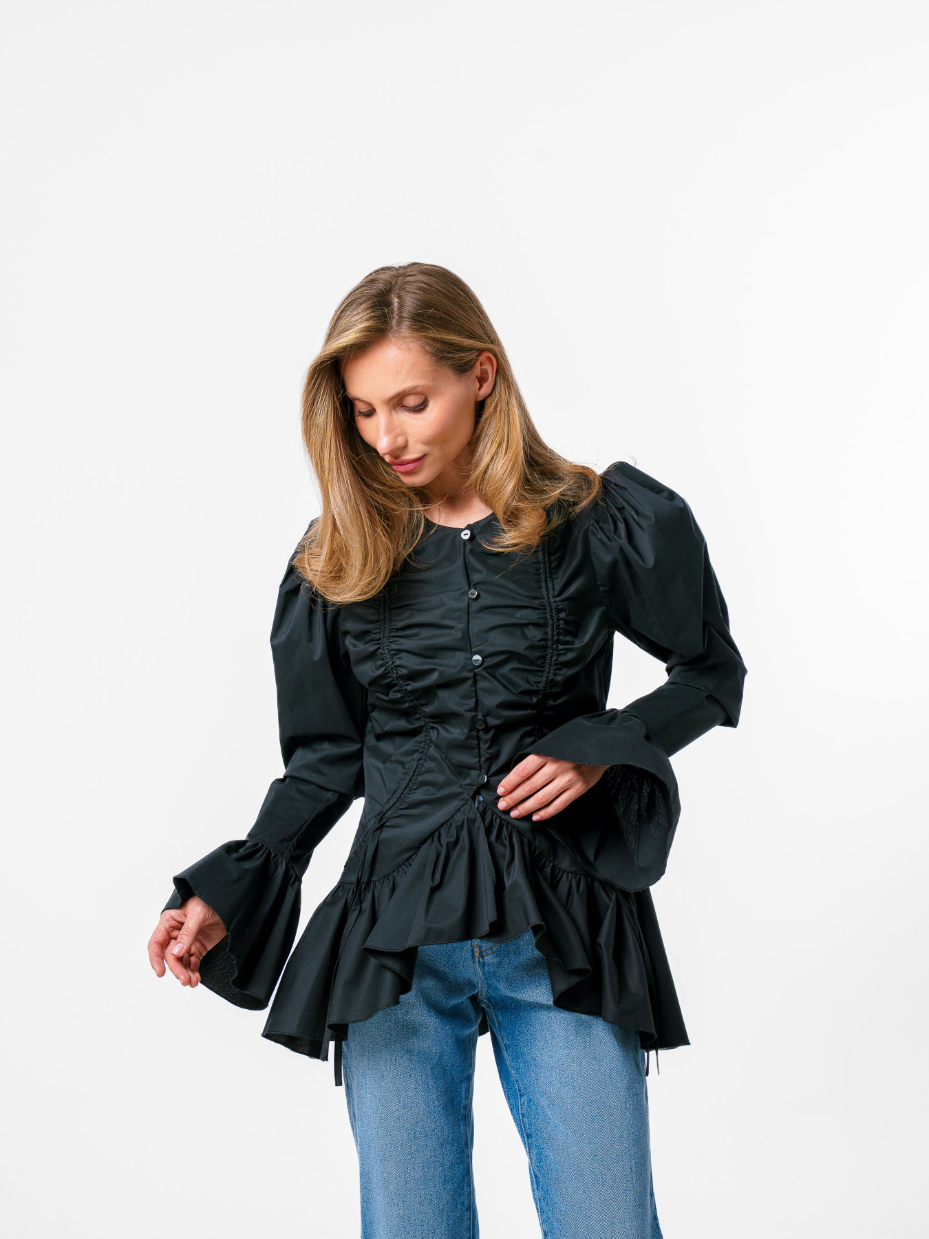 Рубашки Emmelie Delage DAFNA модель o_BLDAFNA-01 Фото