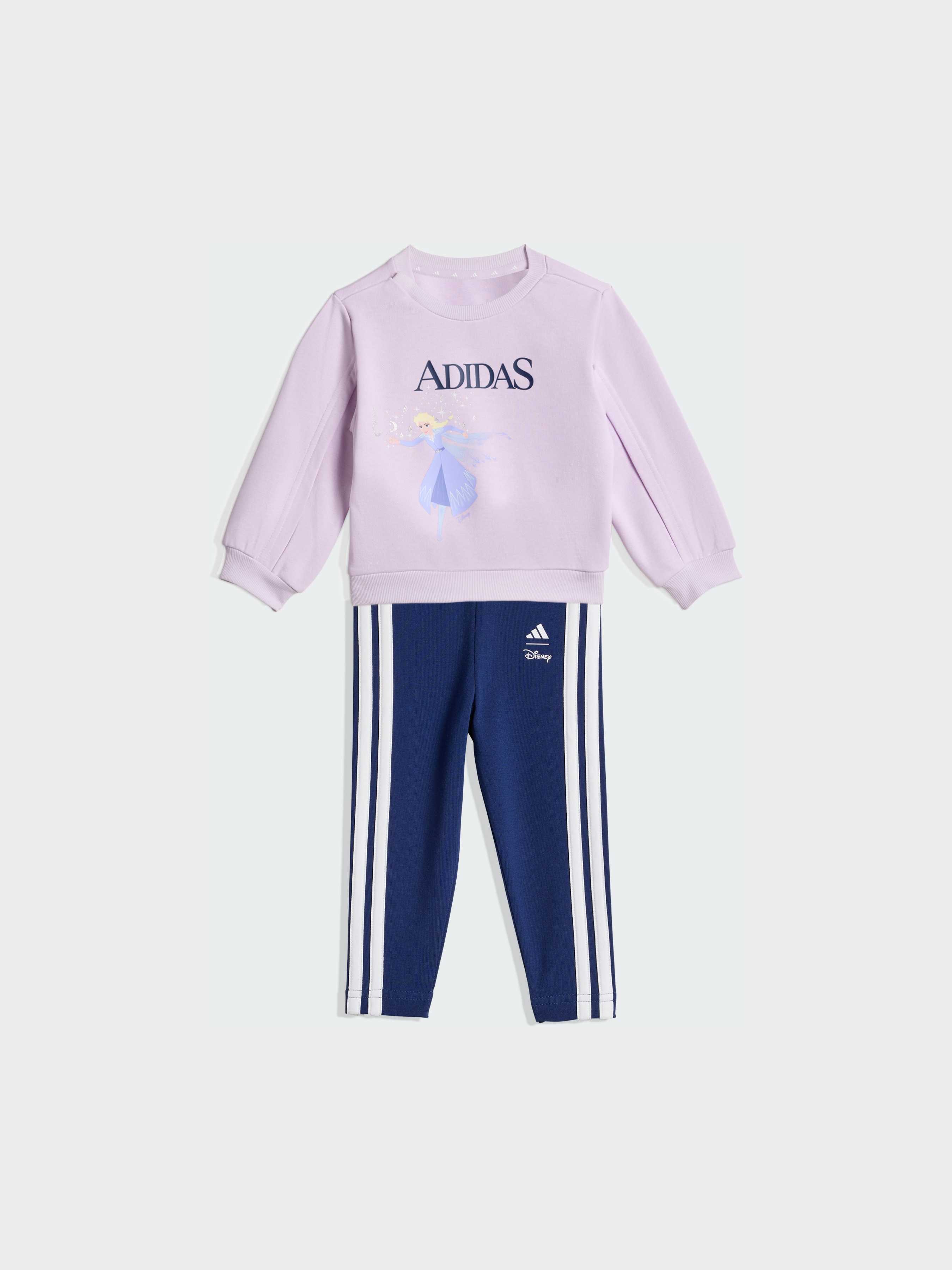 Бавовняний Дитячий Спортивний костюм adidas x Disney (JZ3554) колір фіолетовий adidas - купити в Україні