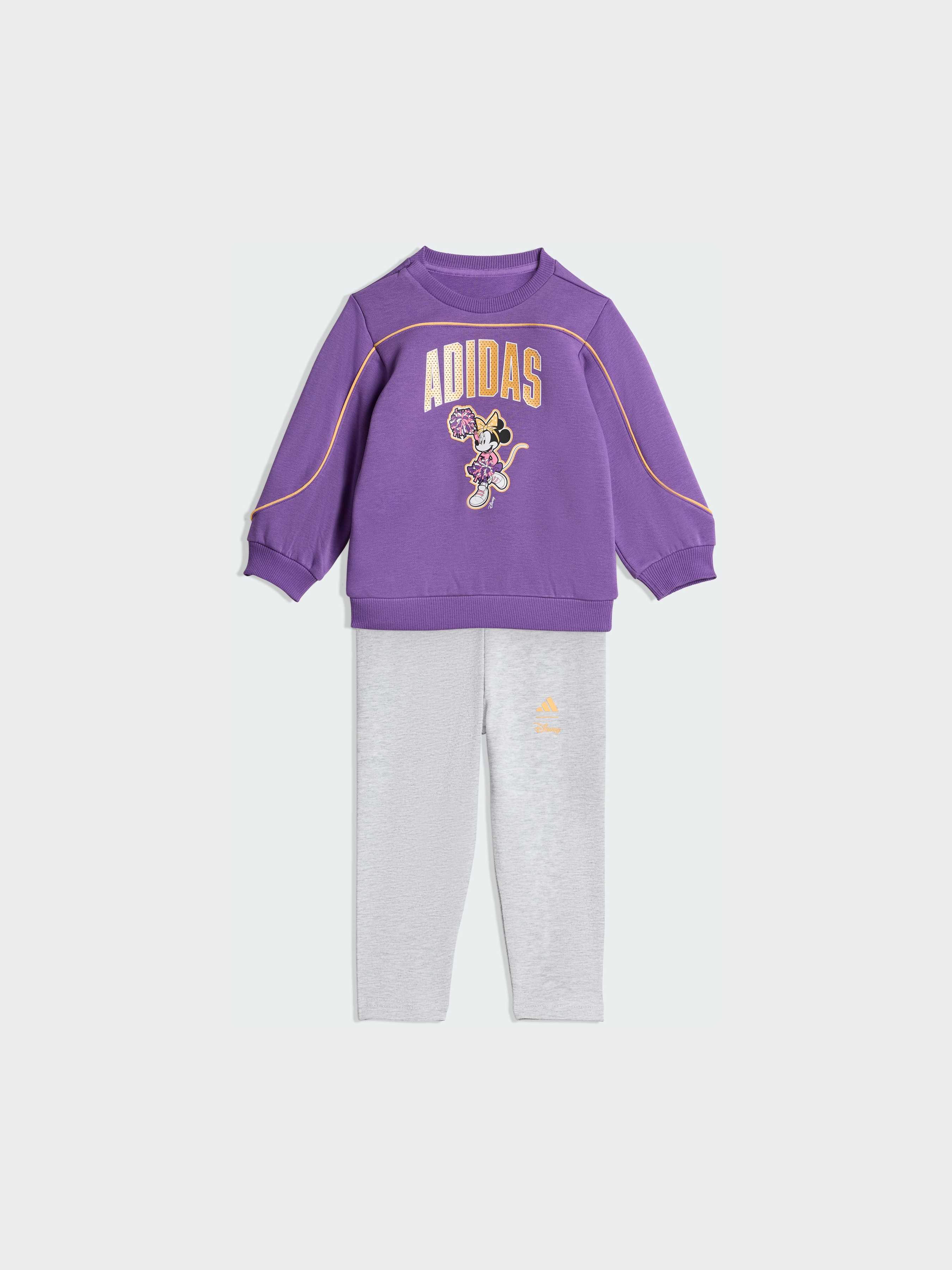 Бавовняний Дитячий Спортивний костюм adidas x Disney (JZ3548) колір фіолетовий adidas - купити в Україні