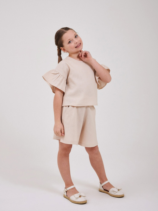 Шорты SMIL модель smil_112504-1-kremovo-bezevyj Фото