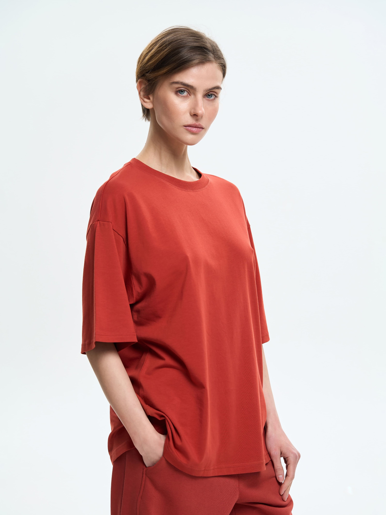 Футболки и поло Роза модель 231105_burgundy Фото