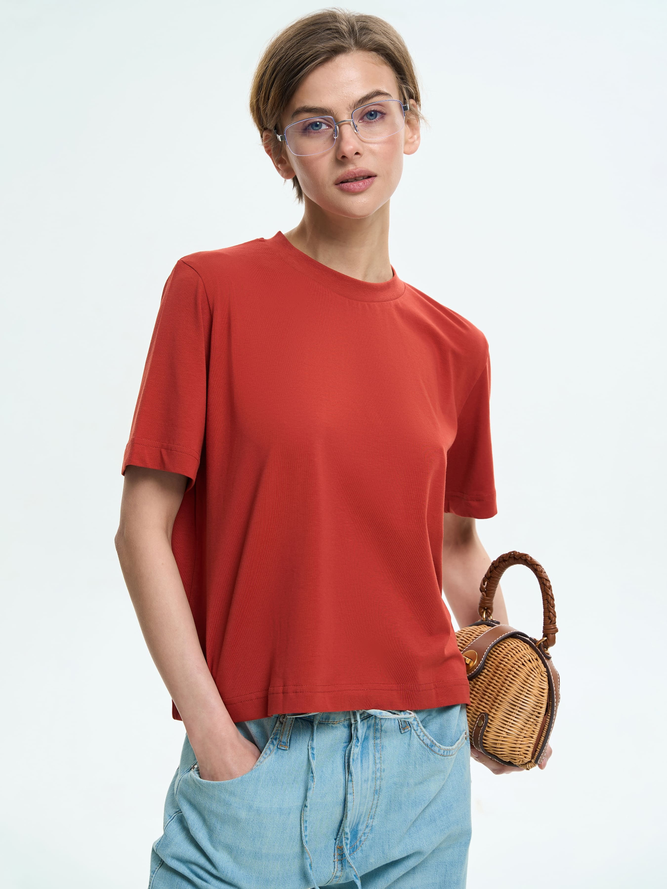 Футболки и поло Роза модель 240604_burgundy Фото