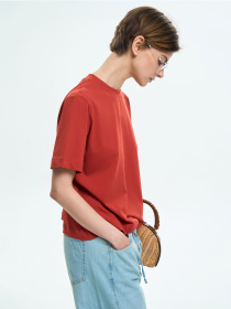 Футболки и поло Роза модель 240604_burgundy Фото