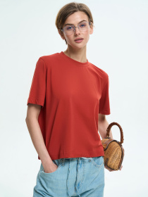 Футболки и поло Роза модель 240604_burgundy Фото