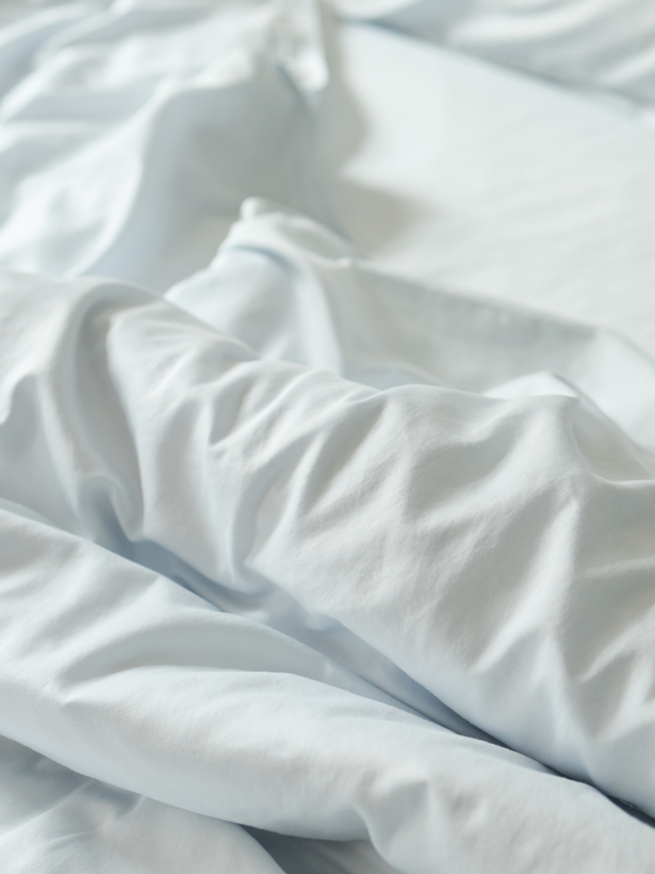 Простынь "Лед под солнцем" из вареного сатина светло-голубая MBM HOME модель BL-FS-54/55 ARCTIC WATER Фото