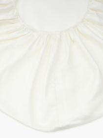 Простынь на резинке "Лед под солнцем" из вареного сатина белая MBM HOME модель BL-FS-56/57/58 ICE Фото