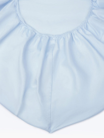 Простынь на резинке "Облака над морем" из вареного сатина голубая MBM HOME модель BL-FS-61/62/63 SKY BLUE Фото