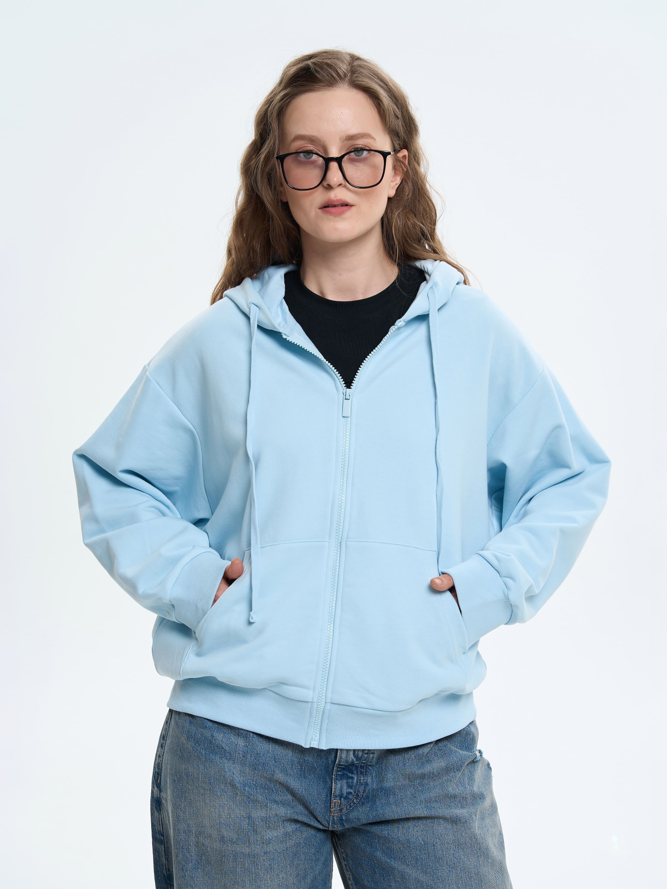 Худи и свитшоты Роза модель 211201_grey-blue Фото