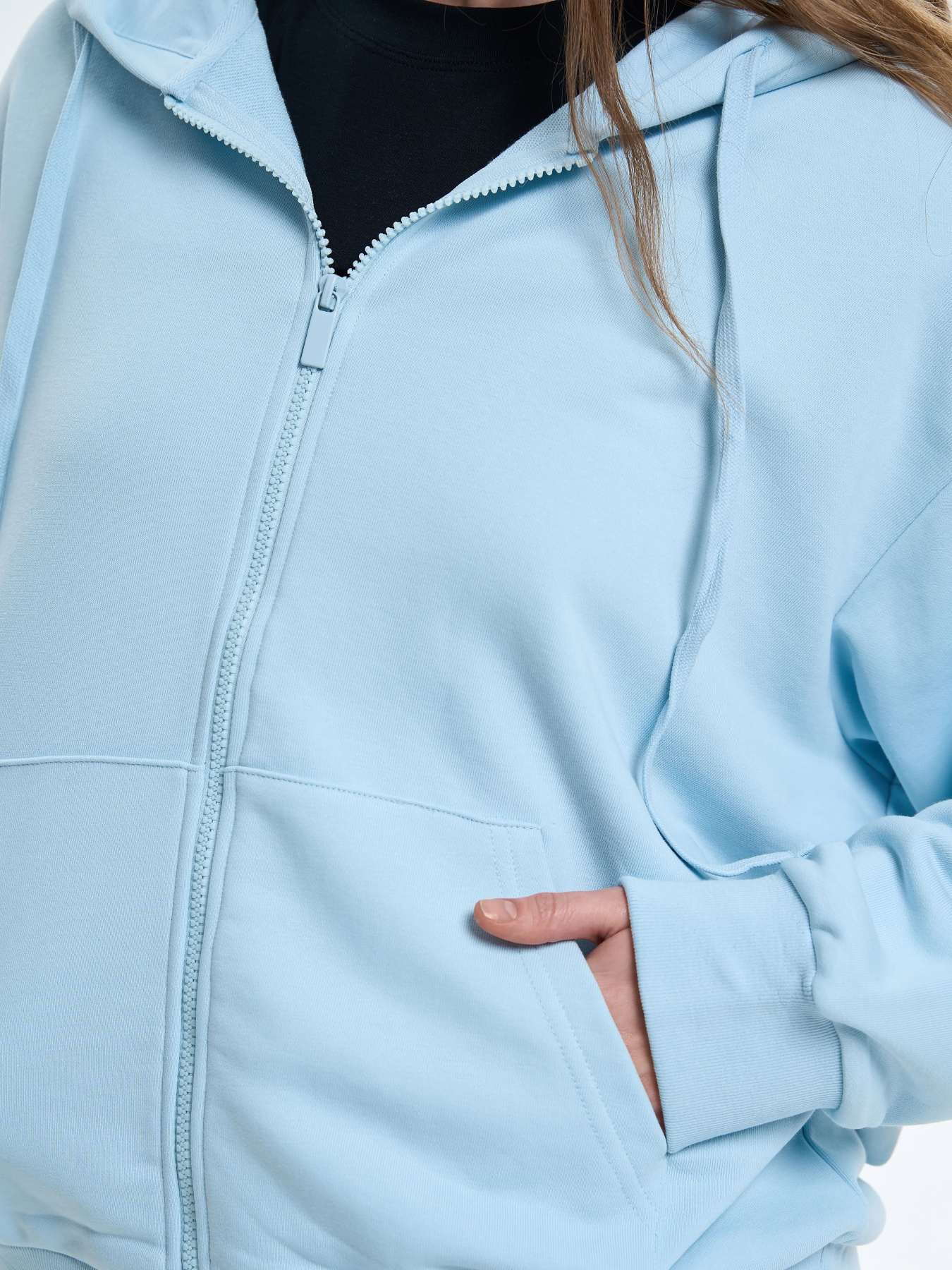 Худи и свитшоты Роза модель 211201_grey-blue Фото