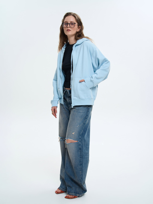 Худи и свитшоты Роза модель 211201_grey-blue Фото