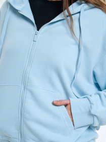 Худи и свитшоты Роза модель 211201_grey-blue Фото