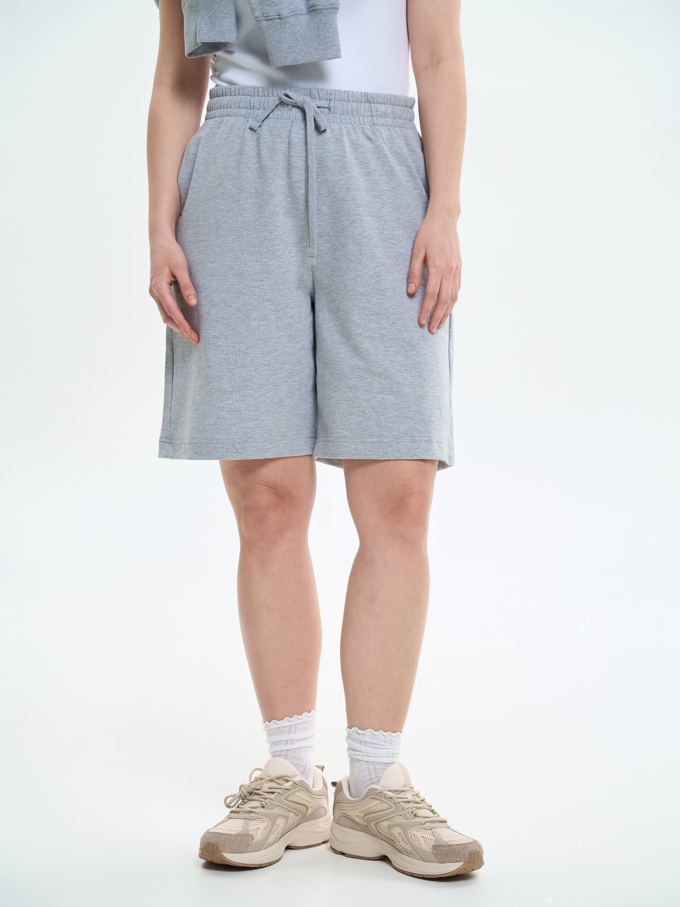 Шорты Роза модель 211024_melange Фото