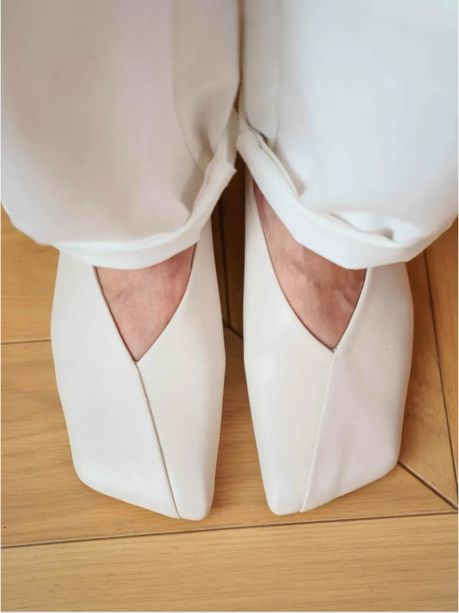 Туфлі та лофери Emmelie Delage Балетки бежеві ORBY модель ORBY 16-35 Фото