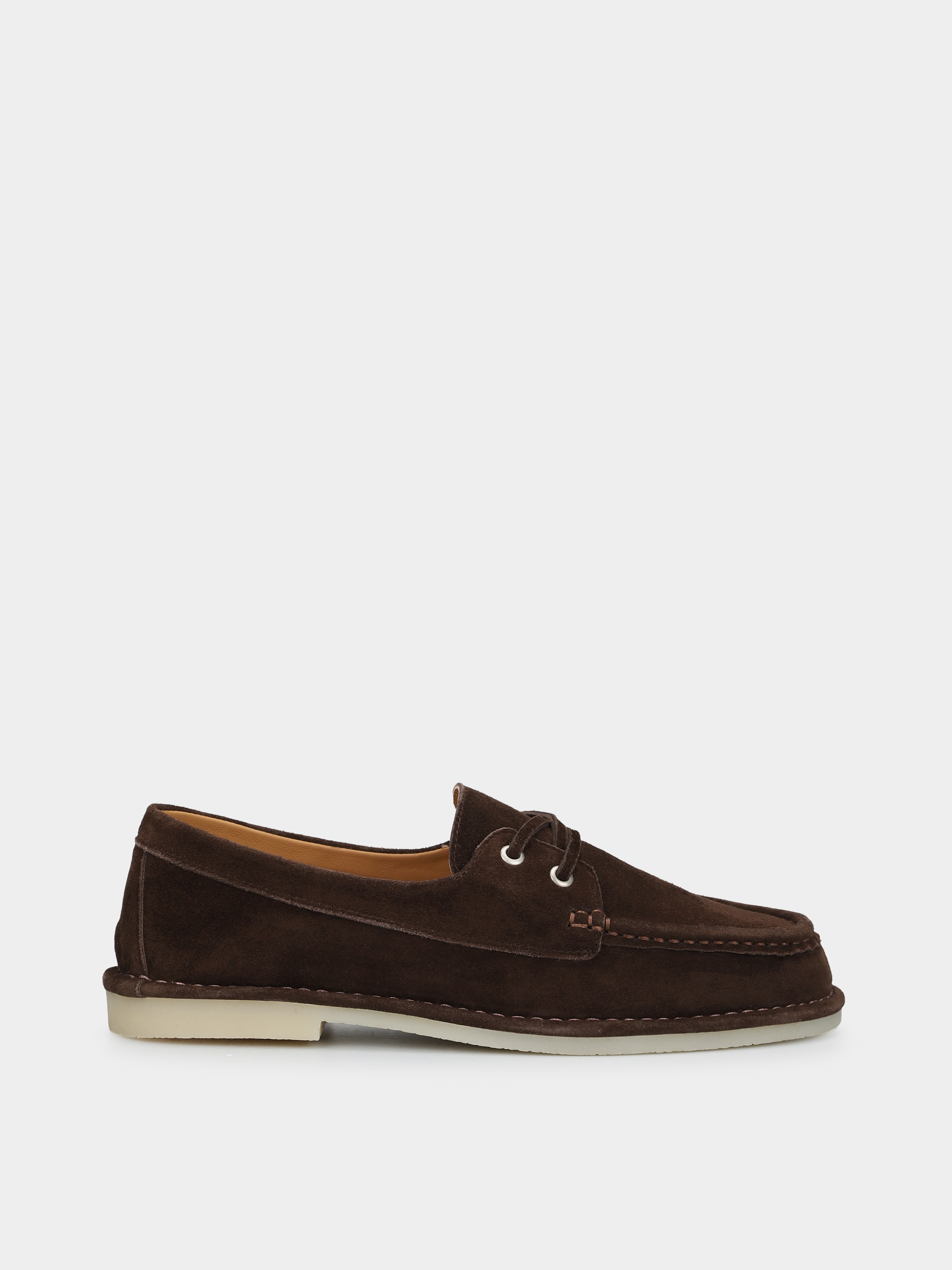 Жіночі Мокасини Emmelie Delage x INTERTOP  (mp924746) колір темно-коричневий, матеріал замша/шкіра Emmelie Delage x INTERTOP - купити в Україні