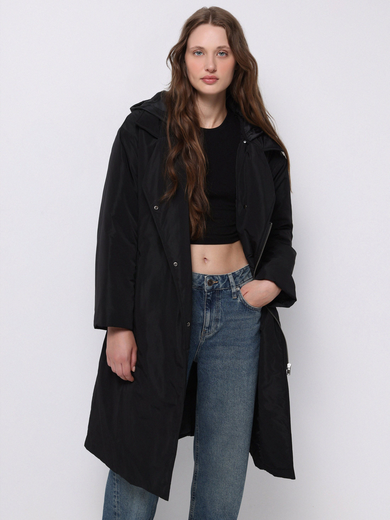 Пальто и плащи Colin’s модель CL1075683_Q1.V1_BLK Фото