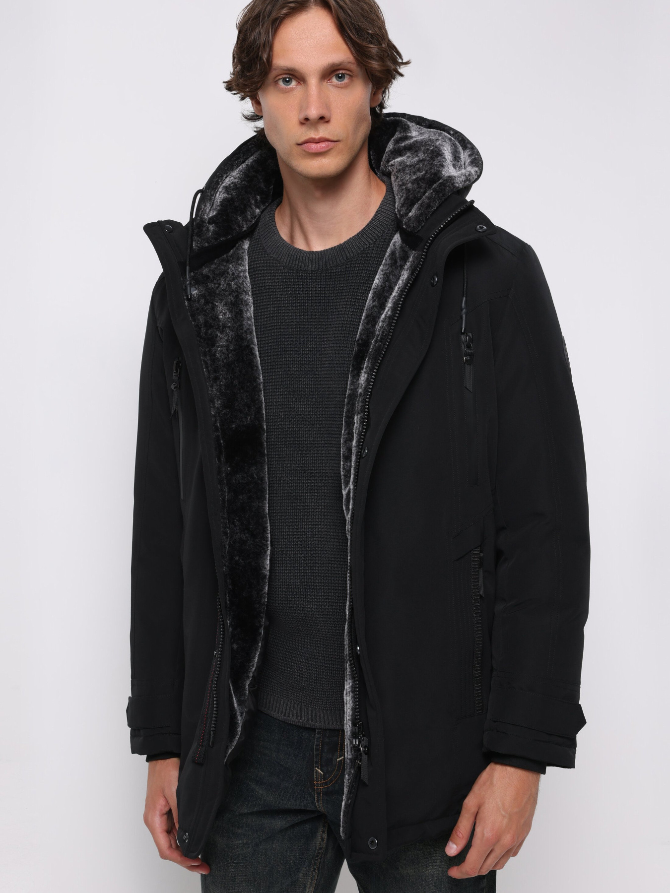 Куртки и дубленки Colin’s модель CL1076724_Q1.V1_BLK Фото