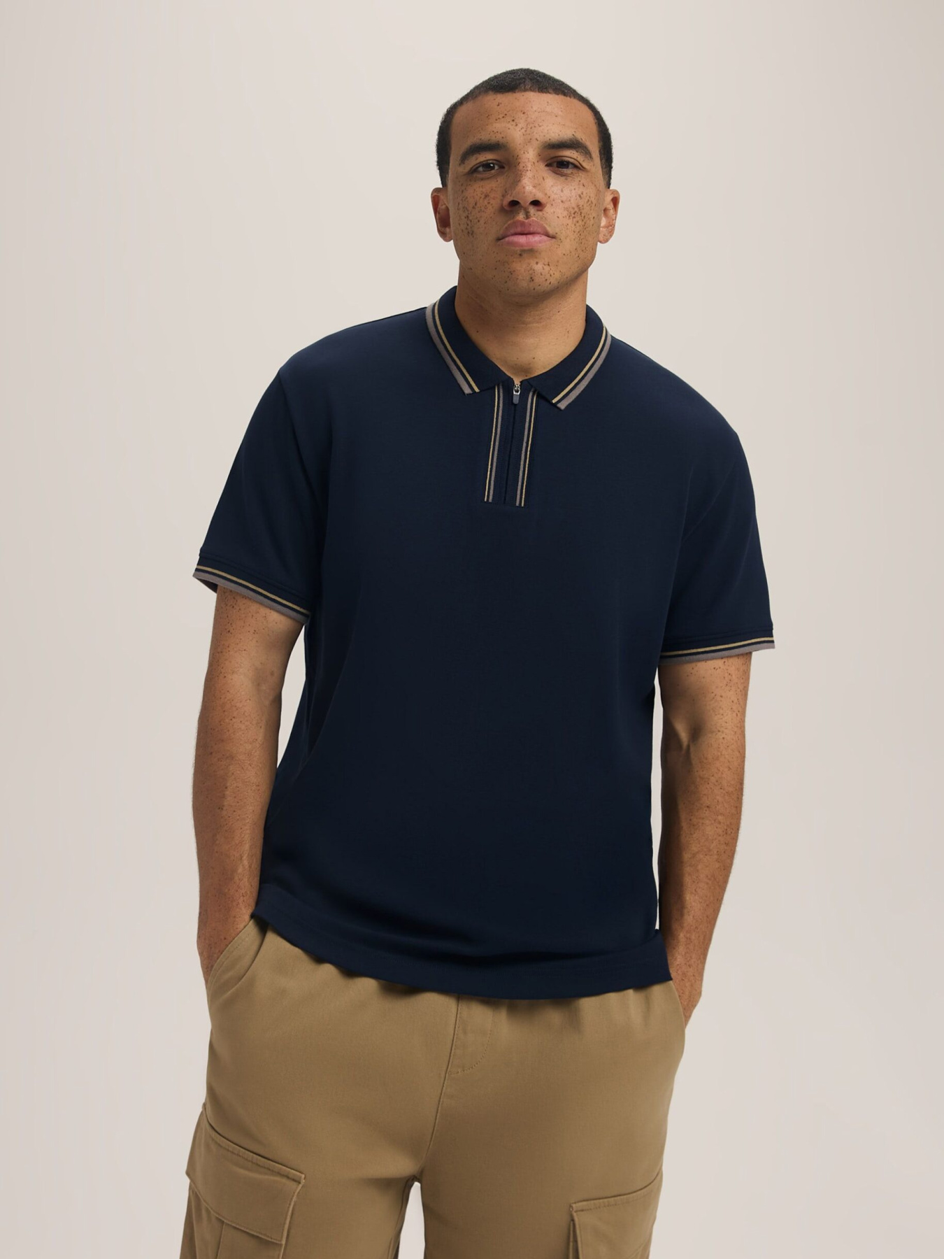 Футболки и поло DIVERSE Stripezip модель 10047745 Фото