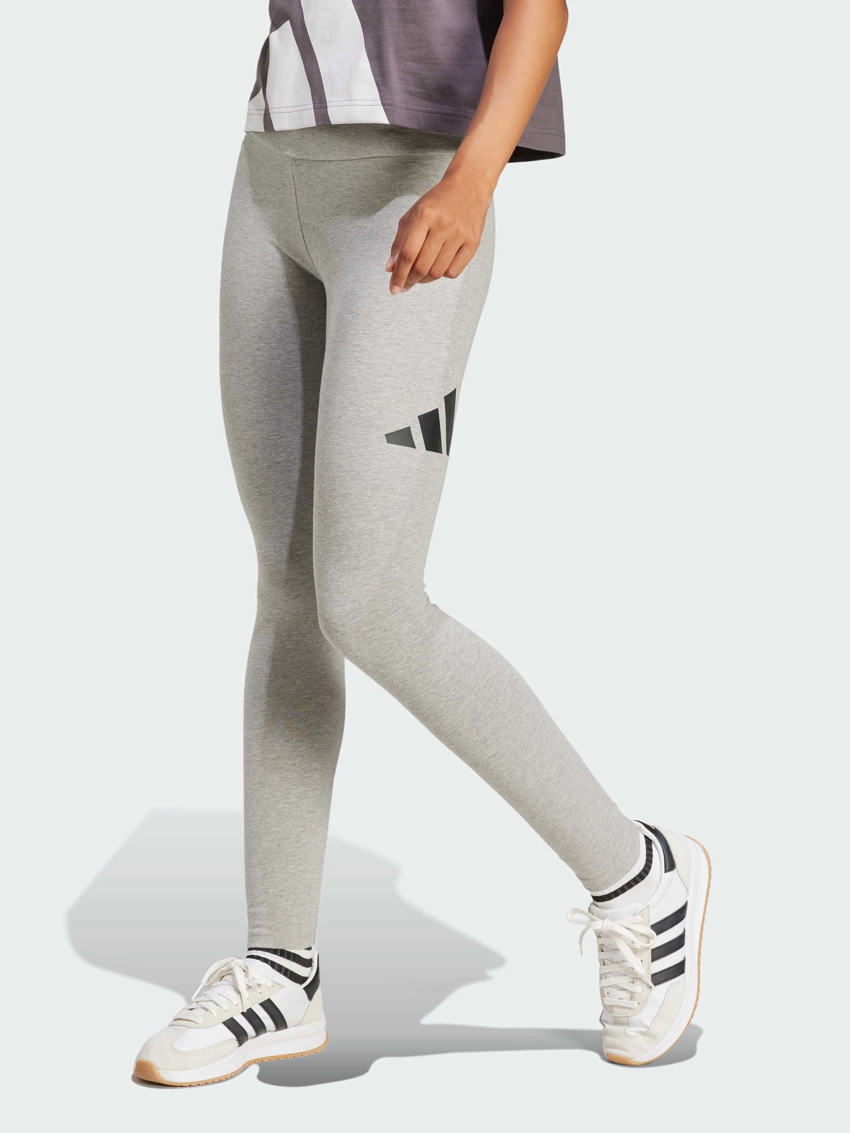 Бавовняні Жіночі Легінси adidas Adidas Essentials (JH1183) колір сірий adidas - купити в Україні
